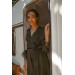 Feather black robe 