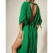 Green Goddess gauze cotton dress 