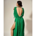 Green Goddess gauze cotton dress 