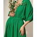 Green Goddess gauze cotton dress 