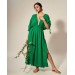 Green Goddess gauze cotton dress 