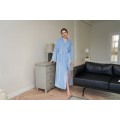 Kimono blue velvet robe 