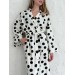 Kimono viscose robe with flowers 